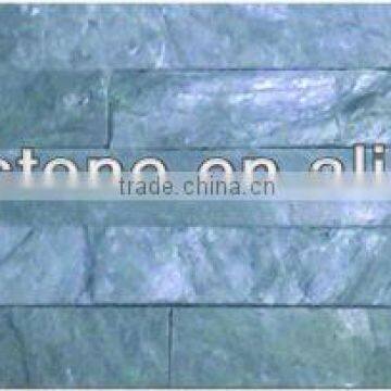 Natural cultural stone panels lotus green thin brick