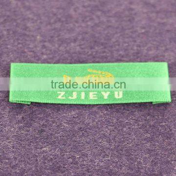 Woven Label/Damask Woven Logo/Adhesive Clothing Labels For Garment