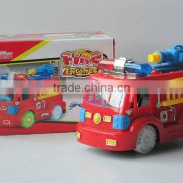 Best selling toy fire engine with light and music