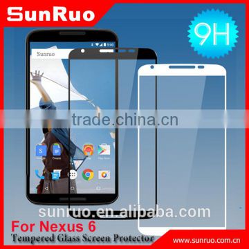 Tempered glass wholesale screen protector for nexus6, wholesale price for nexus6tempered glass screen protector