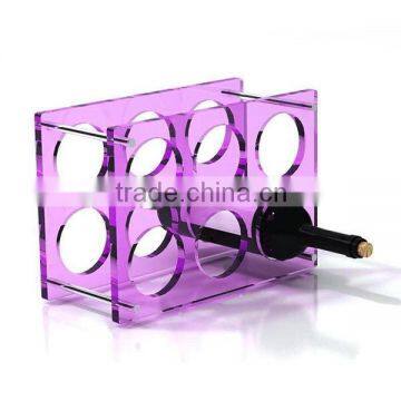 Modern best selling plastic wine rack