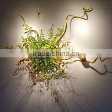 hand blown glass wall decoration xo-9350 and art wall decoration with unique design