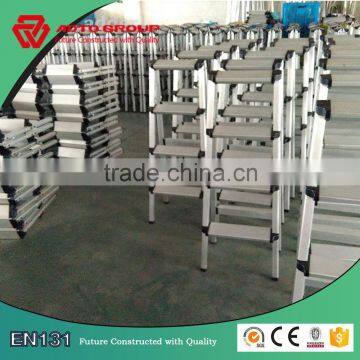 Double Side Aluminum Ladder A Type Aluminum Ladder Handrail Step Ladder