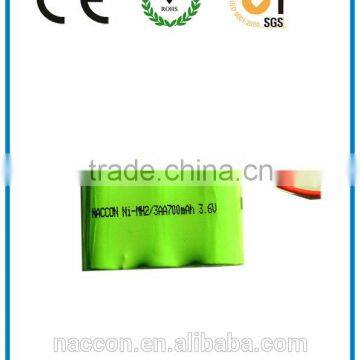 AAA NiMH Battery Pack With 650mAh AAA NiMH Battery f