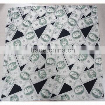 custom adult 65% cotton 35% polyester bandanas