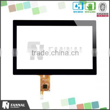 thick glass projected capacitive touch 17-inch with multi-interface USB,I2C,RS232