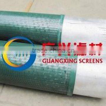 Pre-packed screen outside, V shape wire inside, perforated tube