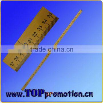 2014 wood yellow color ruler