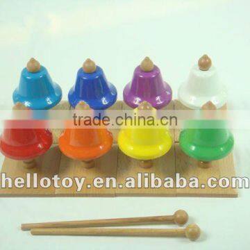 multicolored bells set,montessori sensorial materials