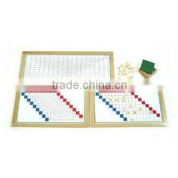 Subtraction Working Charts Montessori toy of Montessori material