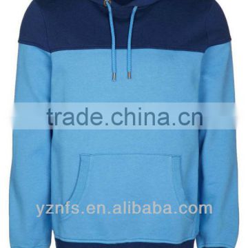 Best Quality Plain Blue Pullover Hoodies For Man