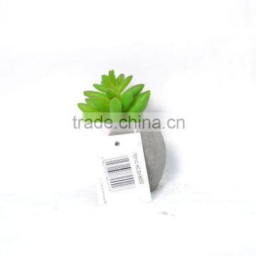 Mixed Green Artificial Succulent Plant In Tiny Pot