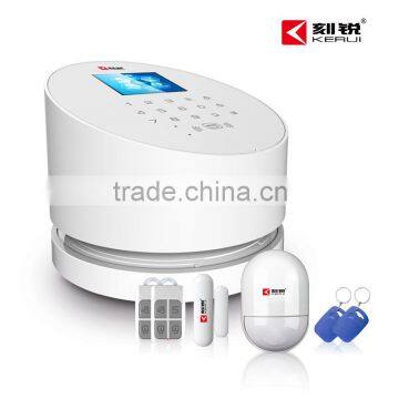 2.4 TFT WIFI/GSM/PSTN 3-in-1 Alarm System KR-W2