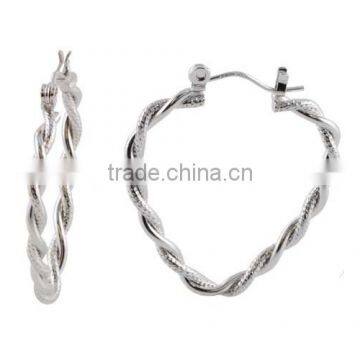 2014 hot sale cross hoop earrings