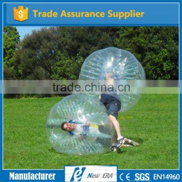 Manufacturer Direct PVC/TPU Inflatable Soccer Bubble Football, Logo Free Customized