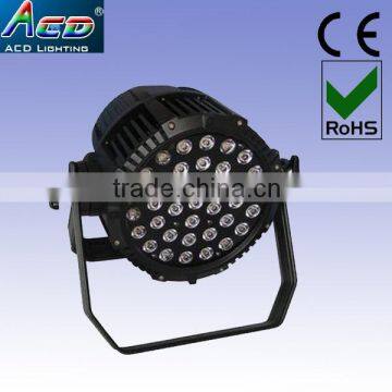 CE, ROHS certificate outdoor waterproof IP65 4IN1 rgbw 18pc*10w outdoor led par