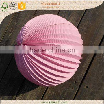 Christmas decoration hanging round Multicolor Accordion Paper Lantern