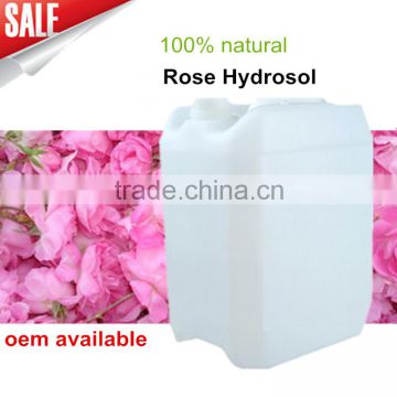 Hot Sale Organic rose still floral water hydrosol bulk wholesale