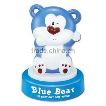 animal bear push night lamp bedroom touch night light