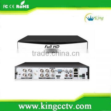 2016 New Item 8CH 4 in 1 DVR TVI/AHD/Analog/IP H.264 CCTV DVR