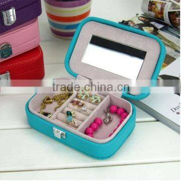 New Design Leather Jewelry Box with Good Quality