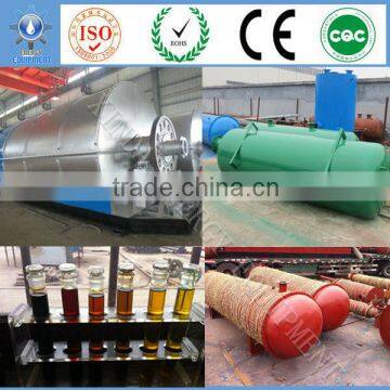 100% secrity&energy saving&environmental friendly Waste plastic/rubber recycle oil machine