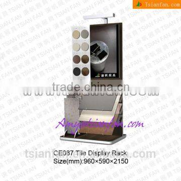 CE086Black stone acrylic counter display