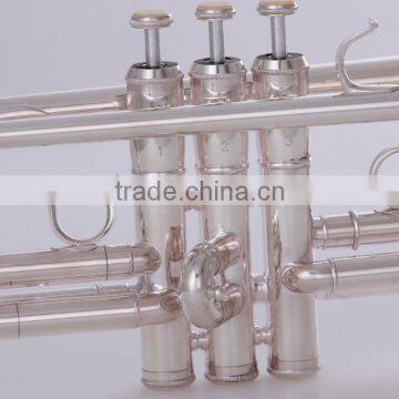 Trumpet Silver Brass Material Body photo-3
