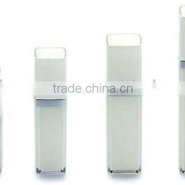 cosmetic packing container plastic lotion bottle with pump PMMA meterial