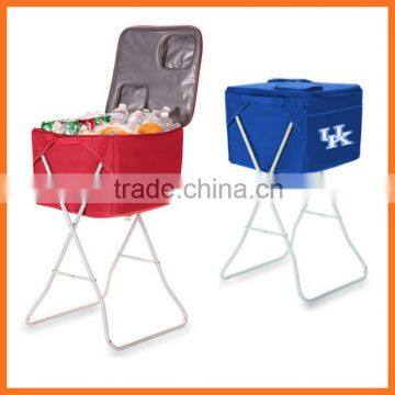 Portable Cooler Tub Stand With Metal Legs and 100% Polyester Cover photo-3