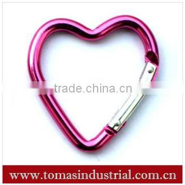 Novelty Lovely Heart Shaped Carabiner