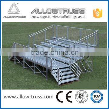 aluminum grandstand sport bleachers with high quality