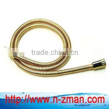 Spiral Shower Hose,Gold PVC Hose,Gold Spiral Hose