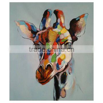 Handmade thick textured new animal painting