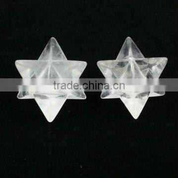 Crystal quartz merkaba star chakra merkaba star