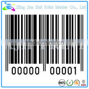 Barcode stickers roll barcode labels printing