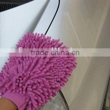 Microfiber cleaning glove/Car cleaning