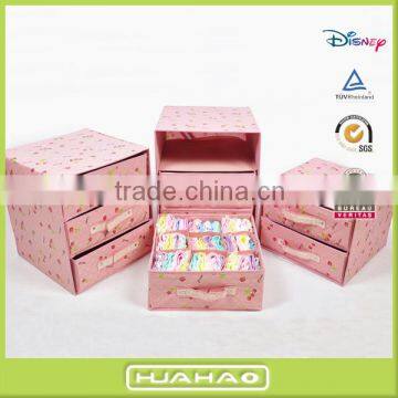 Foldable Non Woven Fabric Box Storage Bin With Drawer photo-2