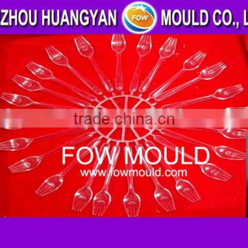 24 cavity PS/PC material disposable fork mould