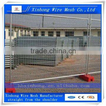 galvanized temporary fence