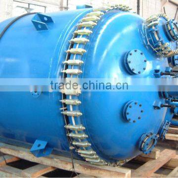 Glass lined flanged distillation vessel