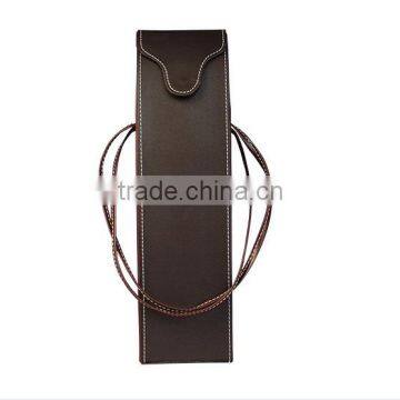 Leather Single Wine Bag Elegant Wine Gift Bags Packaging Handbag