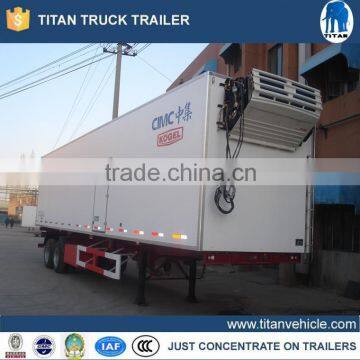 40ft Refrigeration Trailer , Trailer Refrigerated Unit , Freezer Trailer For Sale