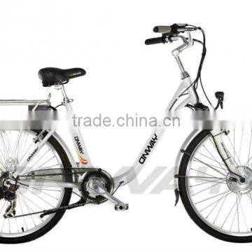 new design 26'' touring e-bike with li-ion battery inside 48V 250W