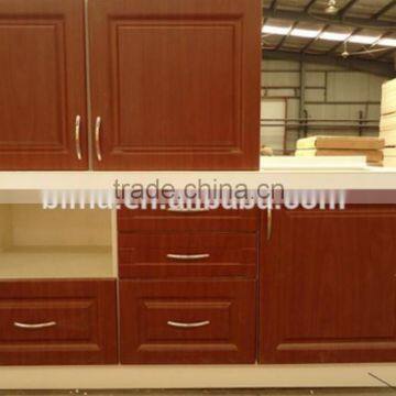 PVC Blister door KITCHEN CABINET,MODERN Moulded door kitchen cabinet