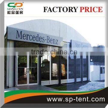 show shelter 10x20m for outdoor trade fair