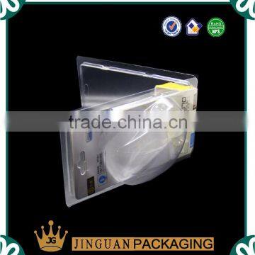 Customized plastic clear transparent clamshell folding gift toys blister packaging