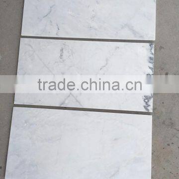 Polished royal white marble tile with high quality