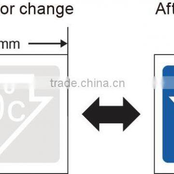 Temperature indicator for quality management system , cold chain