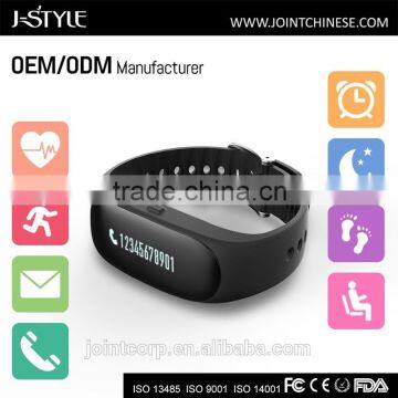 J-Style Smart Silicone Chain Link Bracelet Digital Pedometer Wtih Continuous Heart Rate Monitor photo-1